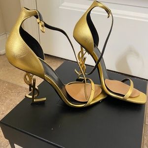 Opyum Gold YSL Heel Sandals